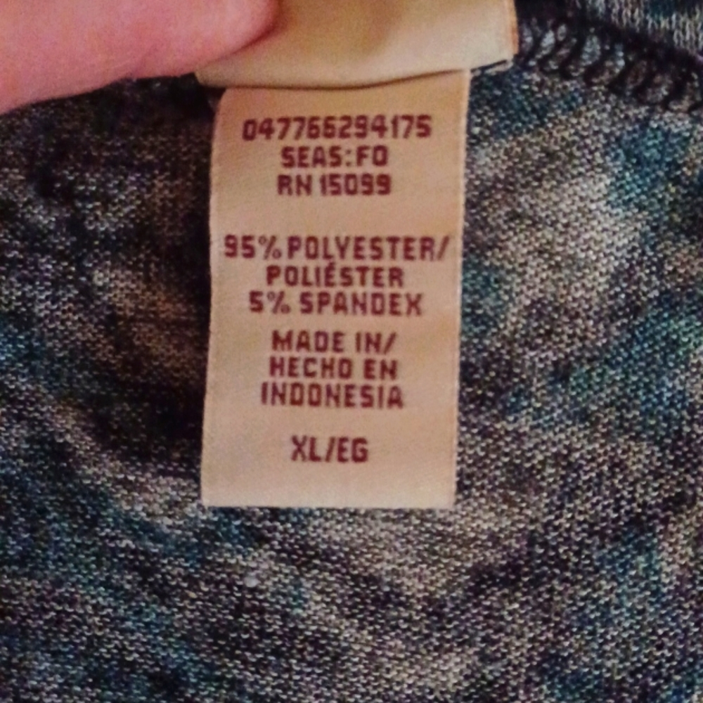 Sz XL Animal Print Open Cardigan by Covington - Picture 6 of 8